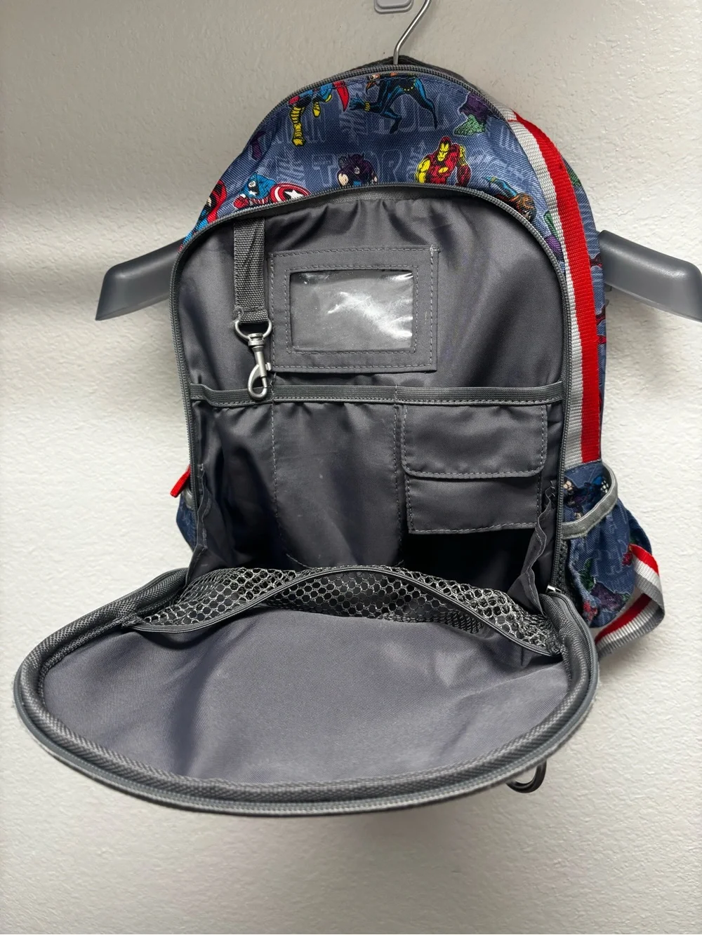 Pottery Barn Kids Marvel Character Backpack in Blue, Red, Green